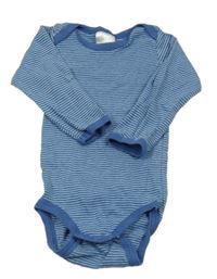 Modré proužkované body Pocopiano 