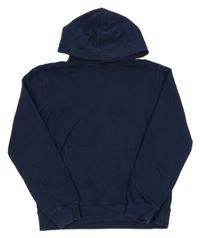 Tmavomodrá mikina s kapucňou H&M