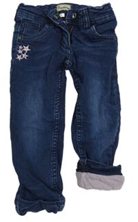 Tmavomodré podšité rifle s hvězdičkami impidimpi