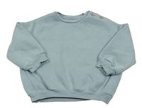 Světlemodrošedá tepláková oversize mikina George