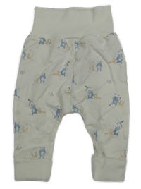 Bílé turecké tepláky s medvídky a liškami Mothercare