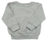 Sivá melírovaná tepláková mikina Kiki&Koko