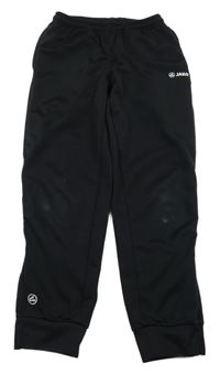 Černé sportovní tepláky s logem JAKO