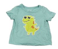 Mentolové tričko s dinosaurem JOE FRESH