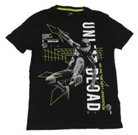 Čierne tričko s potlačou C&A