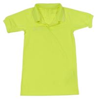 Nenově žluto-bílé funkční sportovní polo tričko s logem Nike