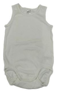 Biele rebrované body H&M
