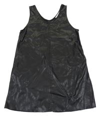 Čierne koženkové šaty H&M