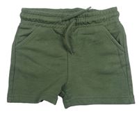 Khaki teplákové kraťasy Matalan