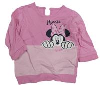 Růžová mikina s Minnie George