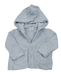 Svetlomodrý prepínaci sveter s kapucňou Mamas&Papas