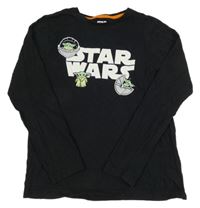 Čierne tričko s Mistrem Yodou - Star Wars Primark
