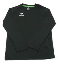 Čierne športové tričko s logom Erima