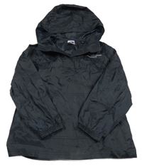 Tmavomodrá šušťáková bunda s kapucňou Smart Start