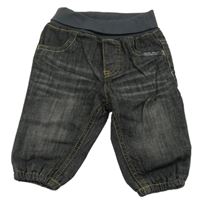 Tmavošedé podšité cuff rifle s úpletovým pasem Mexx