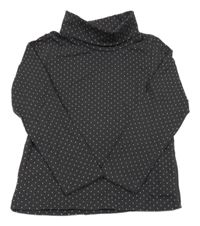 Antracitový rolák so srdiečkami H&M