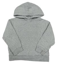 Sivá melírovaná mikina s kapucňou H&M