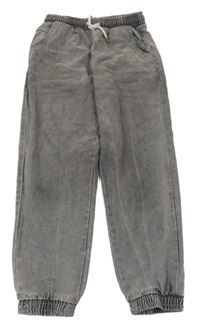 Sivé jogger cuff rifle Sinsay