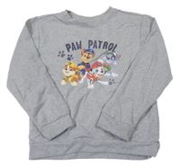 Sivá melírovaná mikina s Paw Patrol Nickelodeon