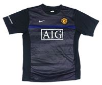 Černý fotbalový dres - Manchester United Nike