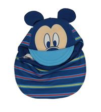 Tmavomodrá pruhovaná UV kšiltovka s Mickeym Disney
