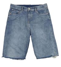 Modré melírované rifľové kraťasy zn. H&M