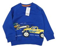Nové - modrá mikina s auty F&F
