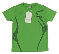 Nové - zelené sportovní tričko s nápisem 