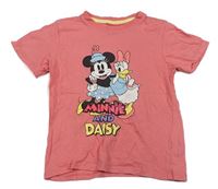 Lososové tričko s Minnie a Daisy Pep&Co
