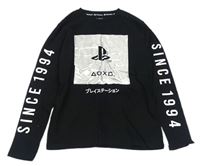 Čierne tričko s logem PlayStation M&S