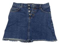 Tmavomodrá rifľová sukňa Denim Co.