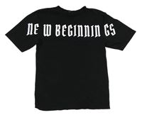 Čierne tričko s nápisom George