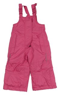 Růžové šusťákové laclové oteplovačky Impidimpi