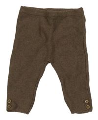 Hnedé pletené tepláky C&A