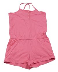 Růžový kraťasový overal Alive