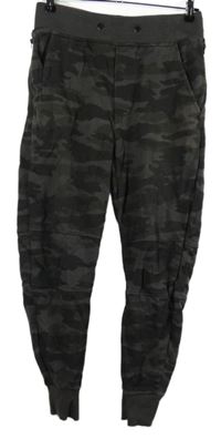 Pánske sivé army tepláky Bershka