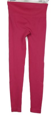 Dámské fuchsiové žebrované legíny Workout 