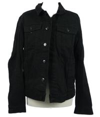 Pánská černá riflová bunda Primark 