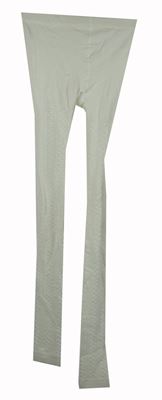 Dámské bílé vzorované punčochové legíny 