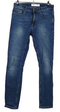 Pánske tmavomodré skinny rifle Burton vel. 32R