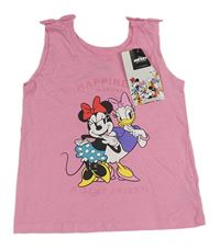Ružový top s Minnie a Daisy Disney