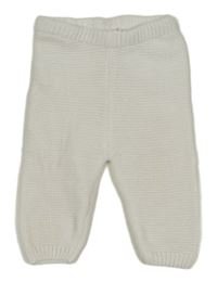 Bílé pletené kalhoty George