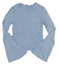 Světlemodré crop triko H&M