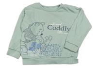 Světlemodrá mikina s medvídkem Pú George