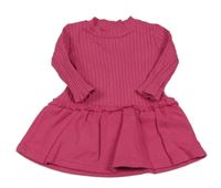 Nové - Malinové bavlnené šaty Absorba