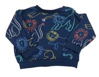 Tmavomodrá mikina so lvy M&S