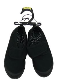 Nové - Černé plátěné boty F&F vel.28