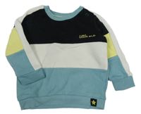 Modro-čierno-biela mikina F&F