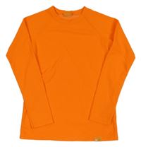 Neonově oranžové sportovní triko 