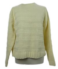 Dámský smetanový vzorovaný žinylkový svetr M&S